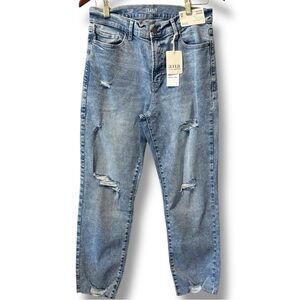 A.N.A High Rise Straight Blue Jeans Size 12 A New Approach Womens Denim